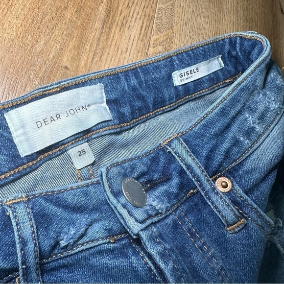 Dear John Gisele Light Wash Skinny Jeans Size 25 - Picture 12 of 13